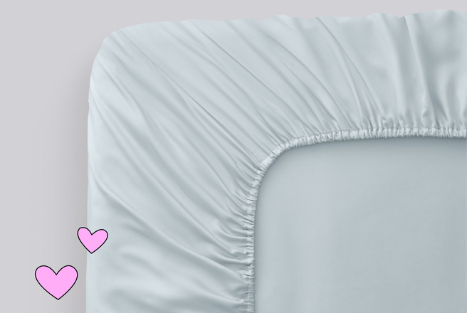 Простынь на резинке Cooling из тенселя Clima c охлаждающим эффектом