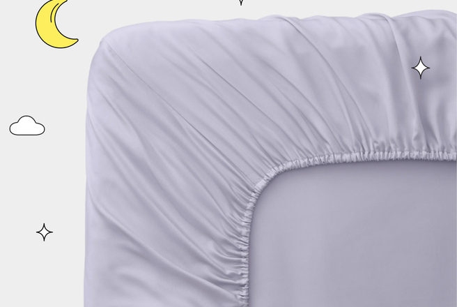 Простынь на резинке Deepsleep из тенселя с маслом чайного дерева