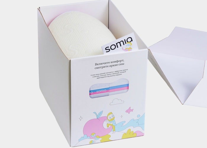 Взрослая подушка Somia Волна