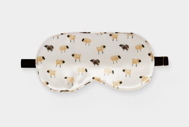 Маска для сна Somia х Ayris Silk, принт овечки