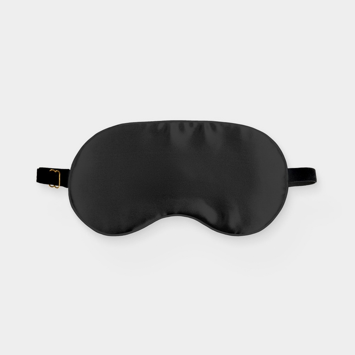 Маска для сна Somia х Ayris Silk, цвет глубокий черный