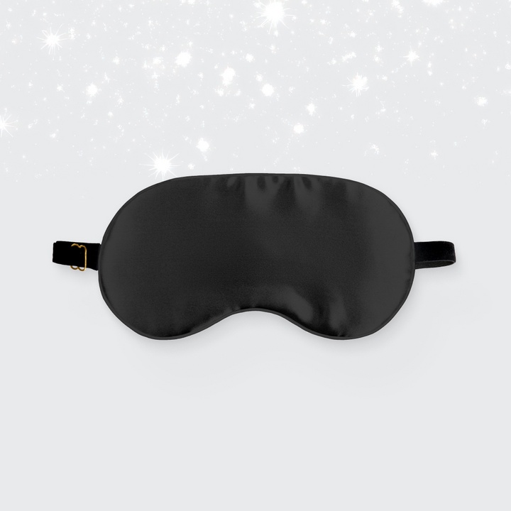 Маска для сна Somia х Ayris Silk, цвет глубокий черный